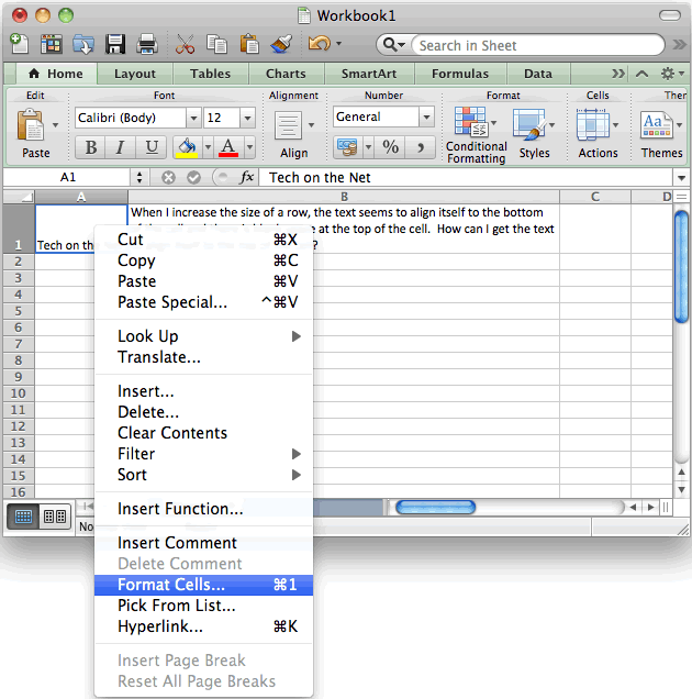 Where Is The Number Dialog Box In Excel For Mac